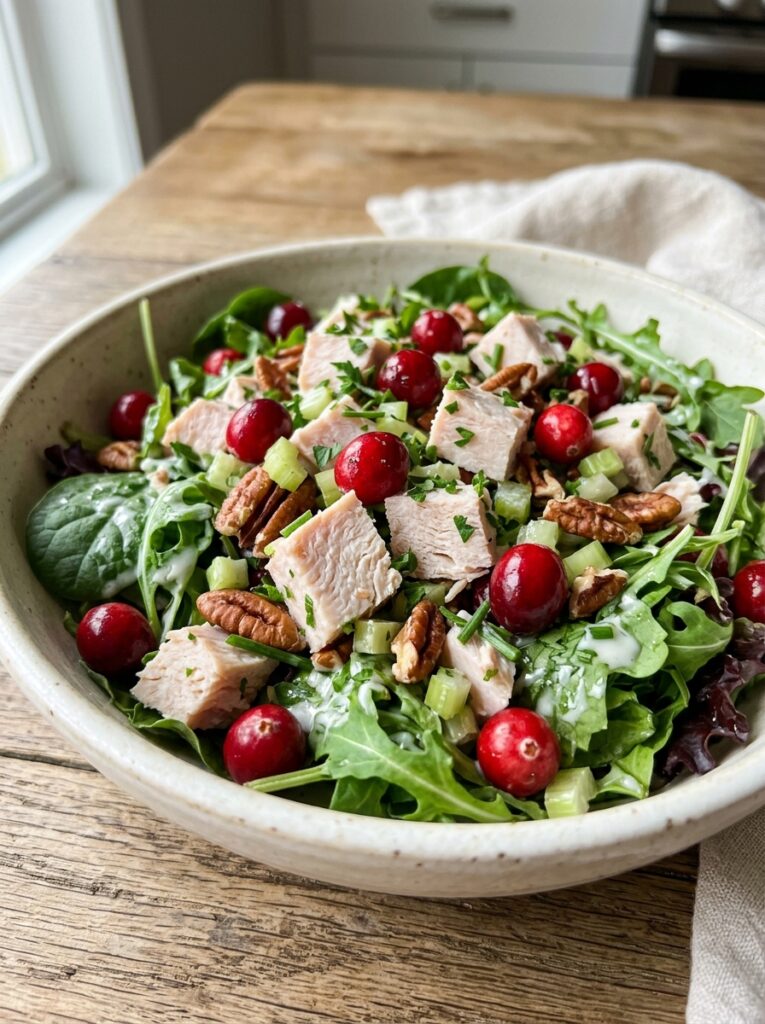 High Protein Turkey Cranberry Salad Recipe 12 Turkey cranberry salad recipe 202605121528