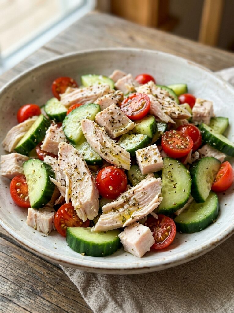 high protein turkey cucumber salad recipe 12 Turkey cucumber salad recipe 202605251338