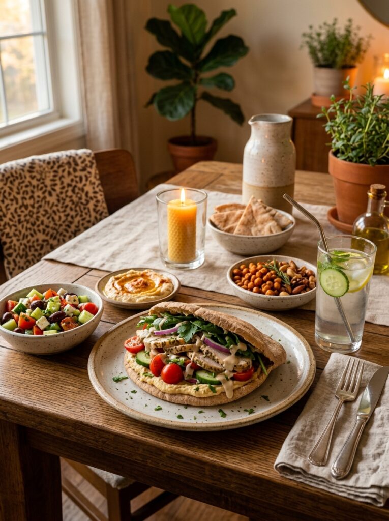 Turkey hummus pita side dishes 202605101304