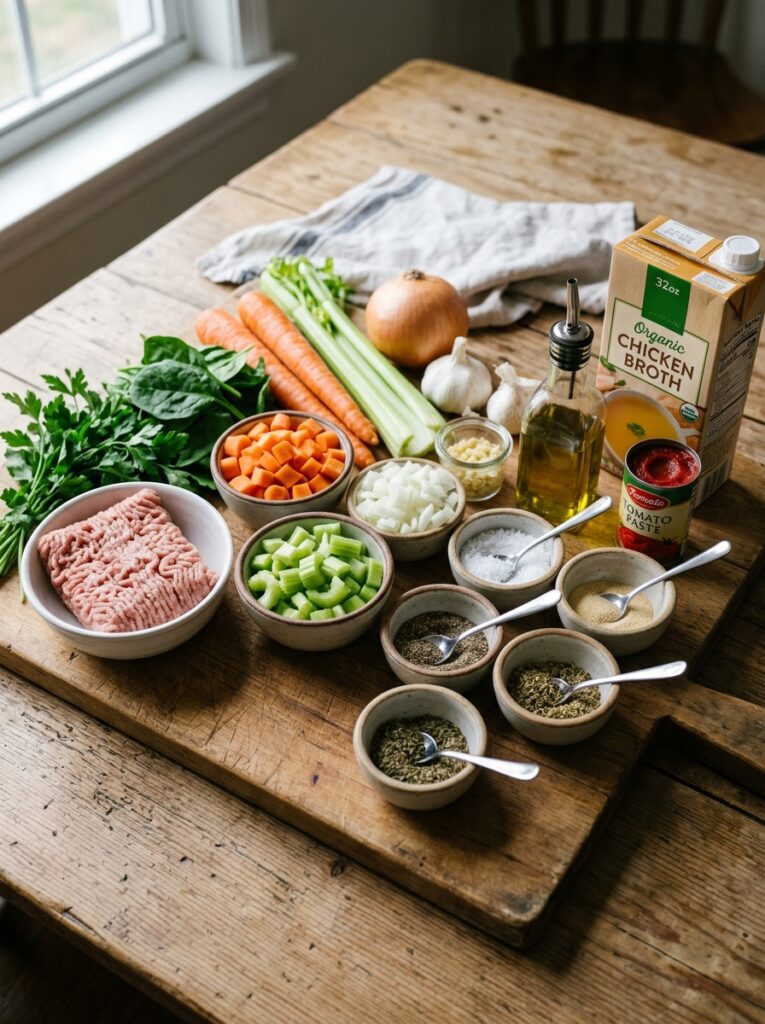 High Protein Turkey Meatball Soup: A Hearty, Healthy, and Flavorful Recipe 13 Turkey meatball soup ingredients… 202605081134