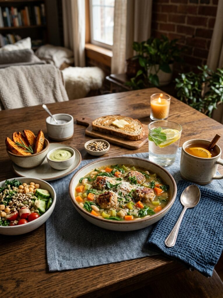 High Protein Turkey Meatball Soup: A Hearty, Healthy, and Flavorful Recipe 15 Turkey meatball soup setup 202605081135 1