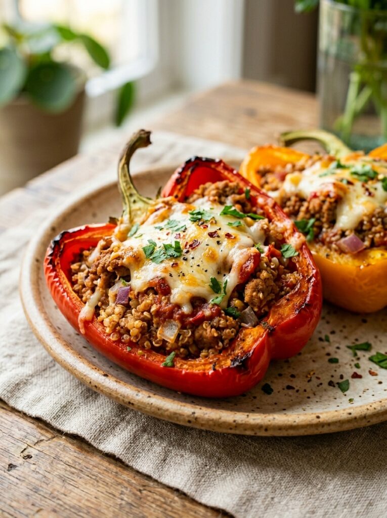 high protein turkey quinoa stuffed peppers 12 Turkey quinoa stuffed peppers 202605081922