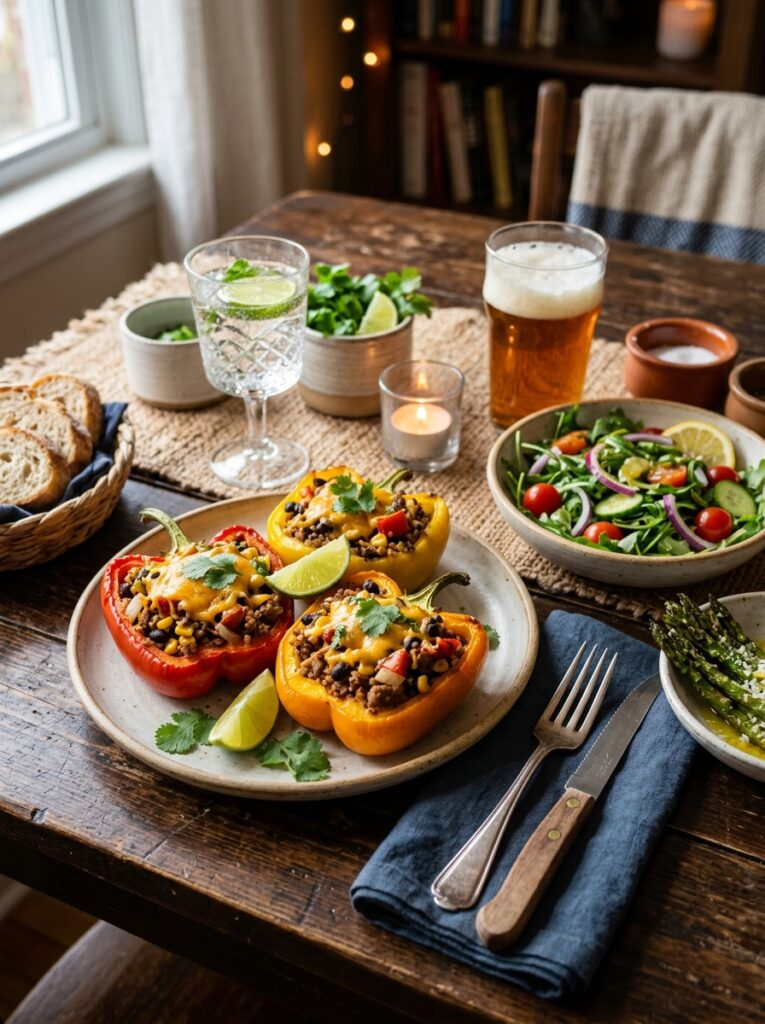 high protein turkey quinoa stuffed peppers 15 Turkey quinoa stuffed peppers setup 202605081922
