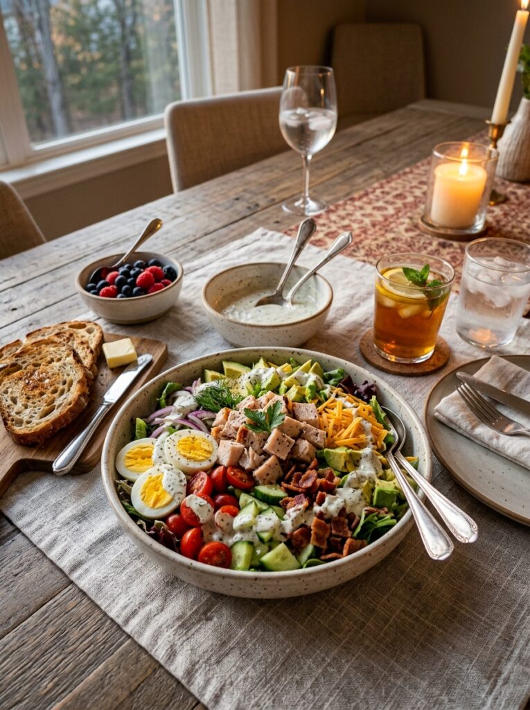 high protein turkey ranch chopped salad 15 Turkey ranch chopped salad setup 202605221624