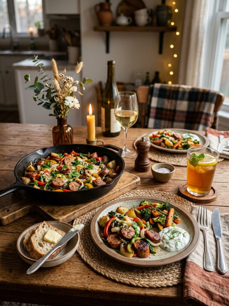 Turkey sausage skillet side dishes 202605081154