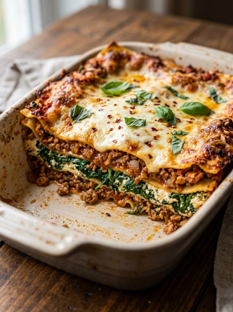 High Protein Turkey Spinach Lasagna Recipe 12 Turkey spinach lasagna recipe photo 202605051929