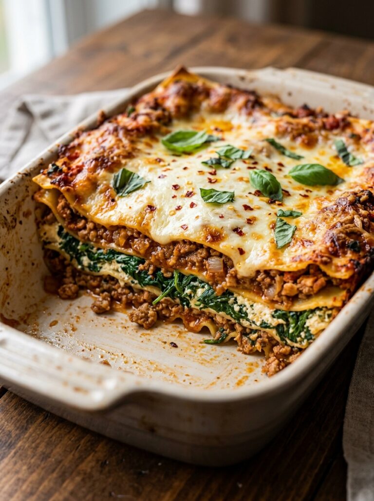 High Protein Turkey Spinach Lasagna Recipe 17 Turkey spinach lasagna recipe photo 202605051929