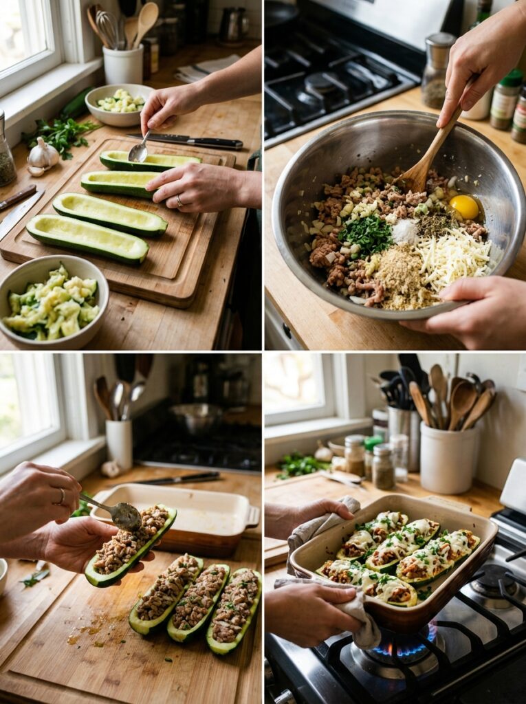 High Protein Turkey Stuffed Zucchini Boats: The Ultimate Lean Comfort Food 14 Turkey stuffed zucchini boats co… 202605062047