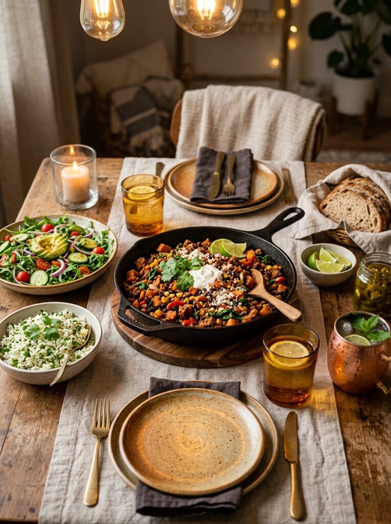 Ground Turkey and Sweet Potato Skillet: A One-Pan Healthy Dinner 15 Turkey sweet potato skillet setup 202606081640