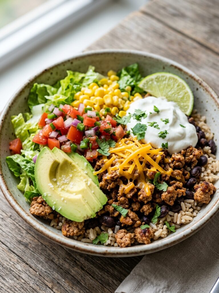 High Protein Turkey Taco Bowl 17 Turkey taco bowl recipe 202605021231
