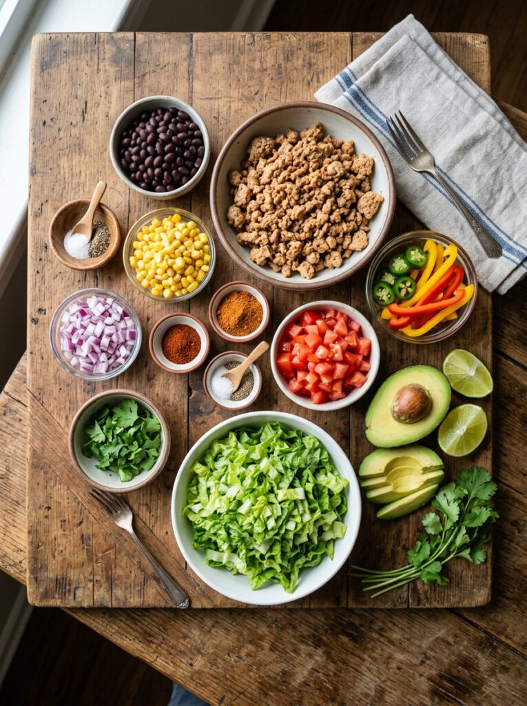 High Protein Turkey Taco Lunch Bowl: A Flavor-Packed, Easy Meal Prep Recipe 13 Turkey taco lunch bowl ingredients 202605142215