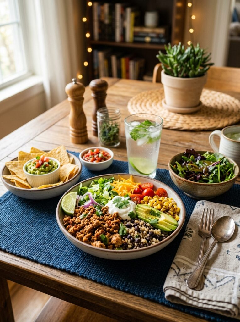 High Protein Turkey Taco Lunch Bowl: A Flavor-Packed, Easy Meal Prep Recipe 15 Turkey taco lunch bowl setup 202605142215