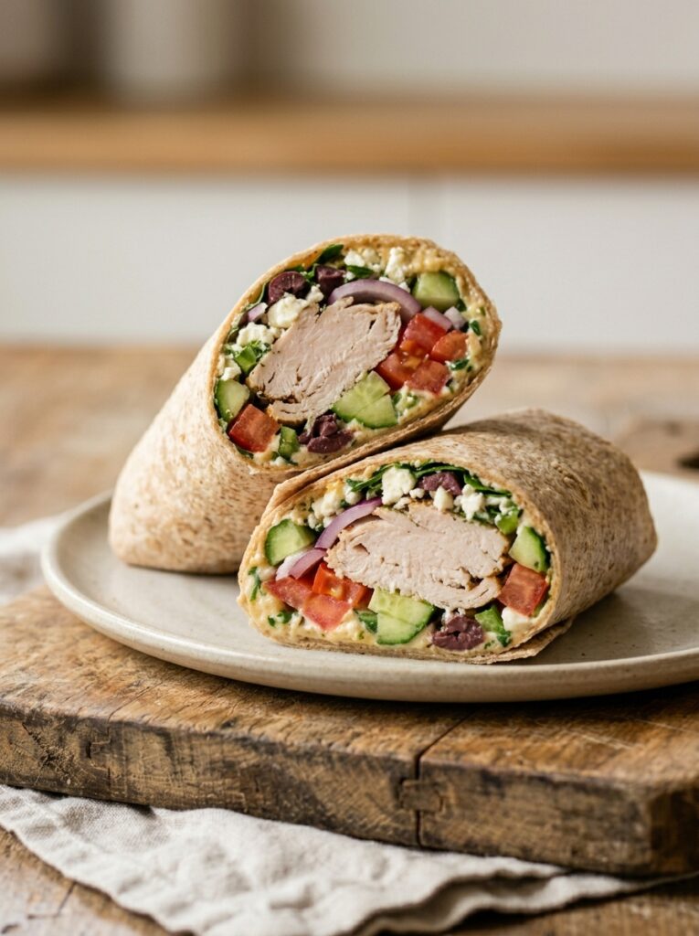 High Protein Mediterranean Turkey Wrap: The Ultimate Quick Lunch Recipe 12 Turkey wrap with ingredients 202605062050