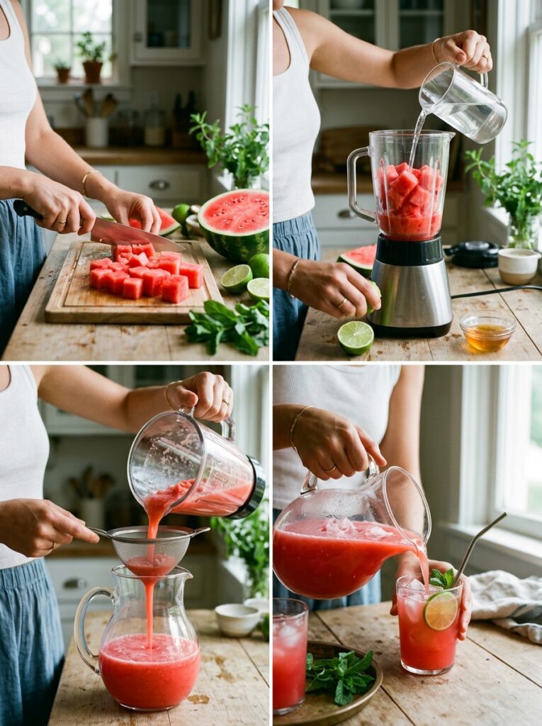 Watermelon Agua Fresca Easy Blender: A Refreshing Homemade Drink 14 Watermelon agua fresca cooking p… 202606101922