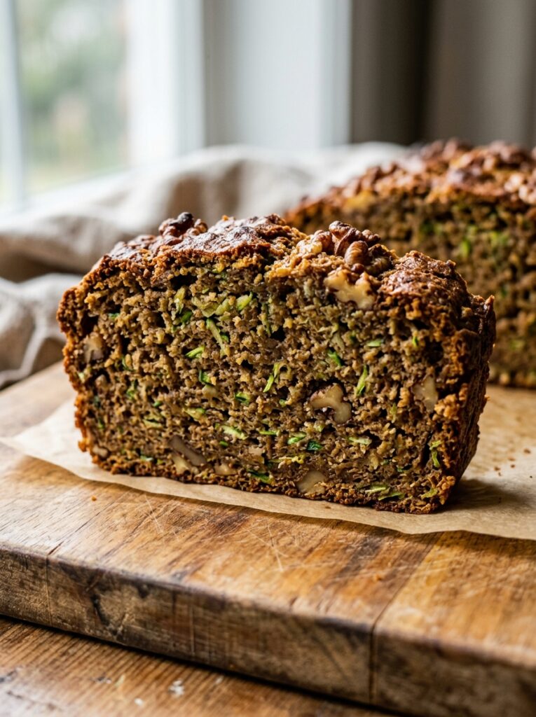 Zucchini bread loaf with ingredi… 202605221512