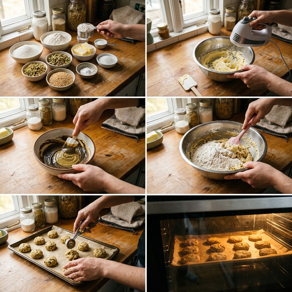 Sesame and Pistachio Butter Cookies Recipe: Homemade Nutty Delights 2026 14 Sesame and Pistachio Butter Cookies recipe