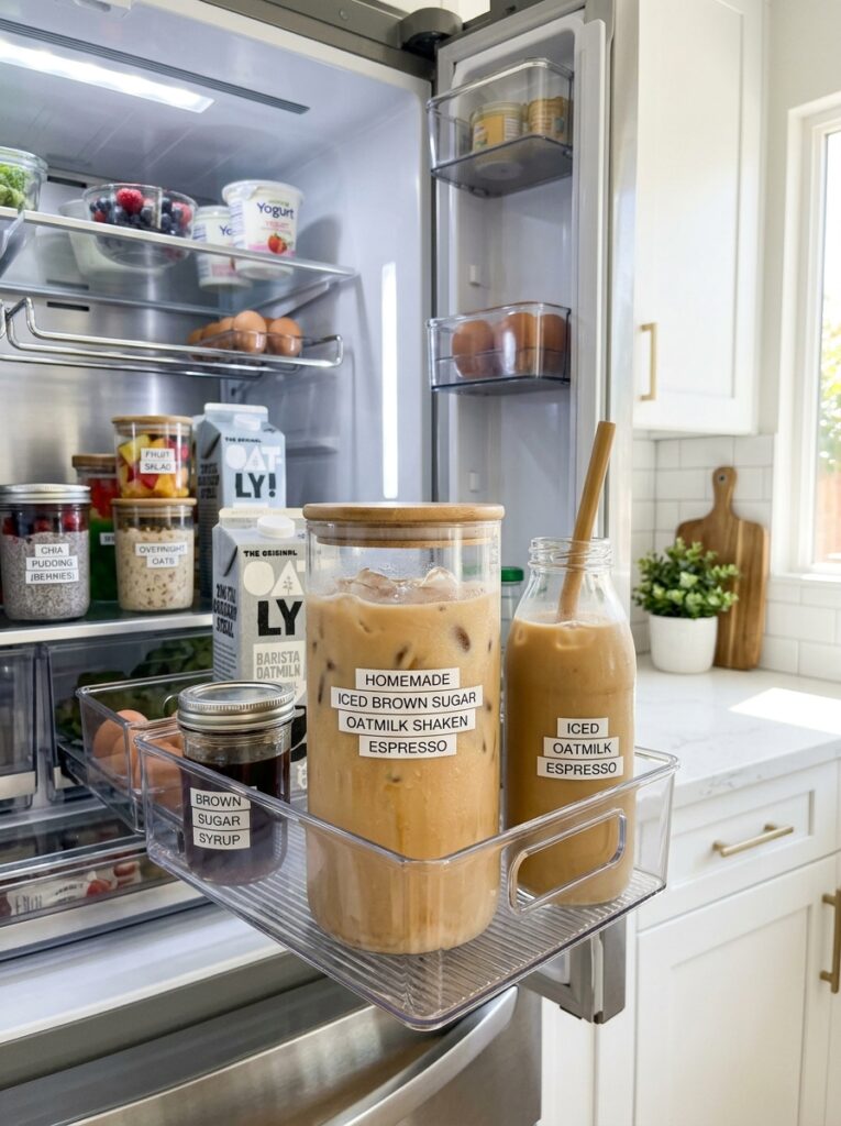 Homemade Iced Brown Sugar Oatmilk Shaken Espresso 16 Food storage containers iced esp… 202606111338